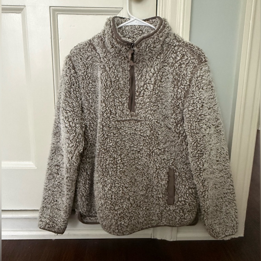 Cozy Sherpa Fleece Pullover